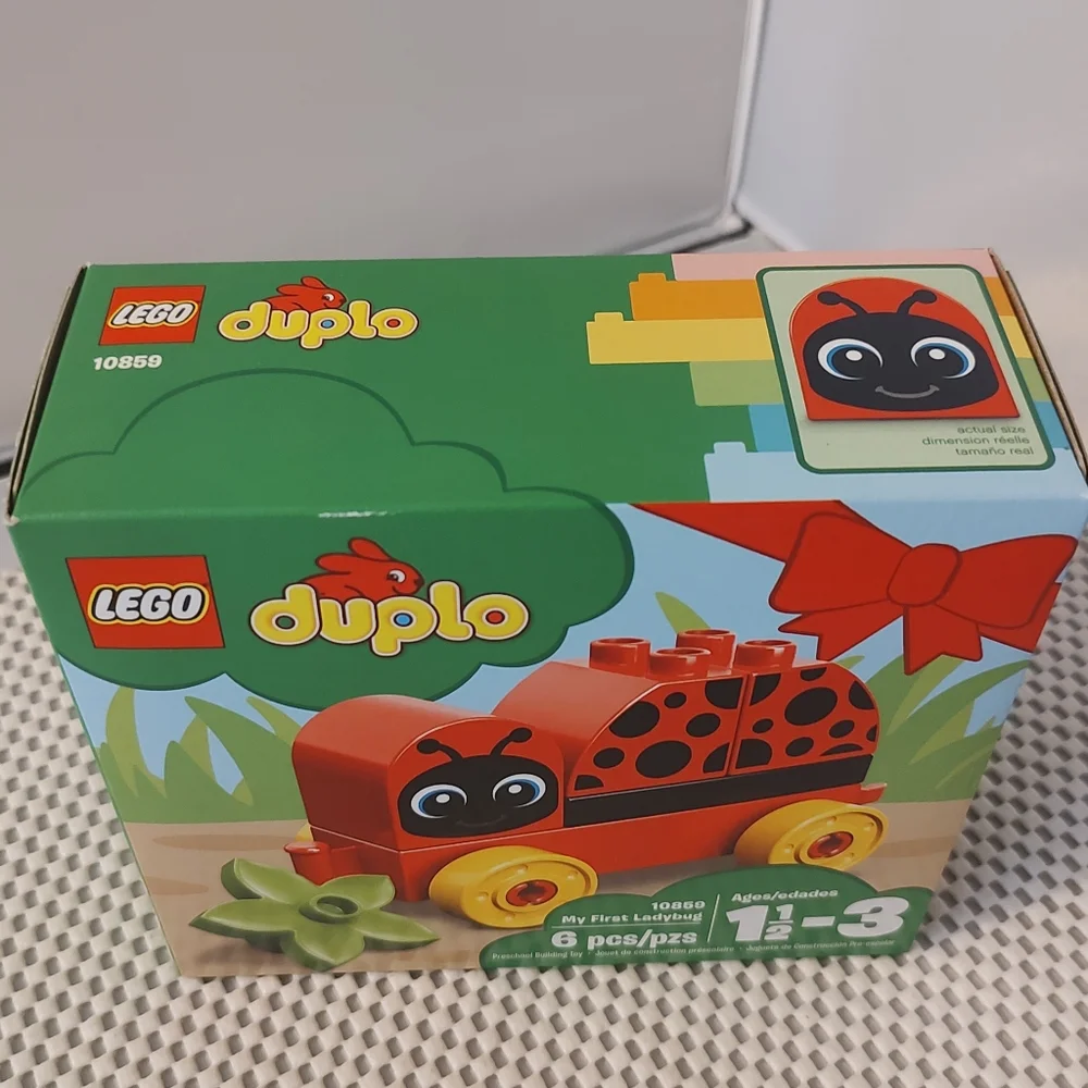 Lego 10859 My First Ladybug Duplo Building Toy Set NWT